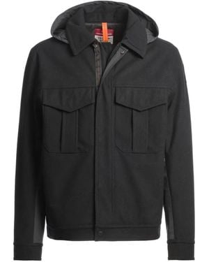 Parajumpers Hina Hooded Padded Jacket - Black