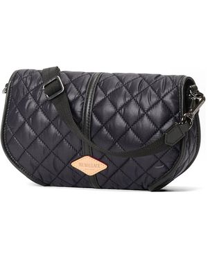 MZ Wallace Small Astor Clutch Bag - Grey