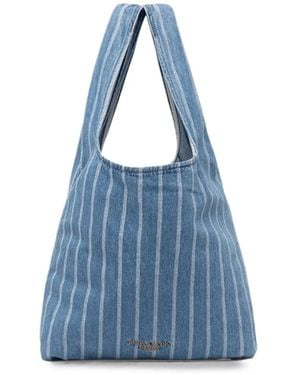 Marc O' Polo Striped Tote Bag - Blue