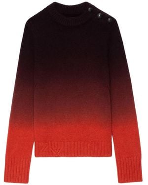 Zadig & Voltaire Malty Cashmere Jumper - Red