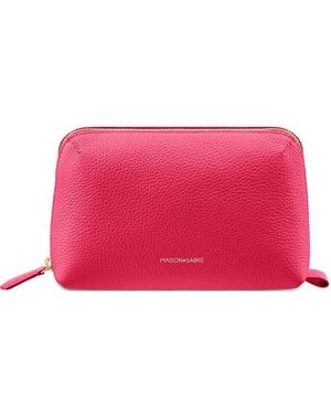Maison De Sabre Cartera Tech De Piel - Rosa