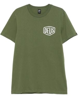Deus Ex Machina Logo-Print T-Shirt - Green