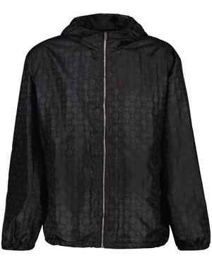 Givenchy 4g モノグラム ウインドブレーカー - ブラック