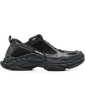 Balenciaga Triple S 2 Lace-Up Trainers - Black