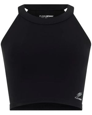 Philipp Plein Crop Tank Top - Black