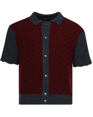 Enfants Riches Deprimes Che Ribbed-Knit Cardigan - Red
