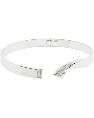 Eddie Borgo Pavé Folded Collar - White