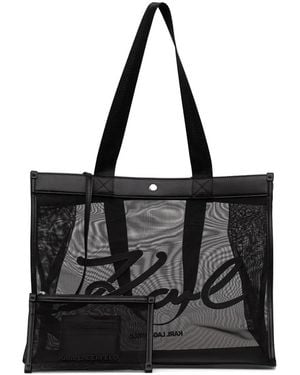 KARL LAGERFELD K/Signature ハンドバッグ - ブラック
