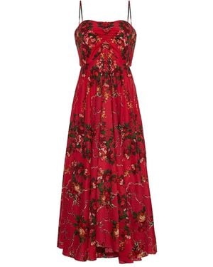 Cara Cara Floral-Print Gathered Dress