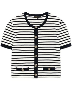 Maje Striped T-Shirt - Blue