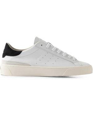 Date Sonica Logo-Debossed Trainers - White