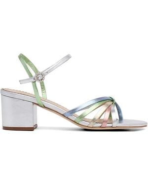 Cinq À Sept Nicole Block-Heel Sandals - White