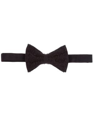Jupe by Jackie Silk Bow Tie - Black