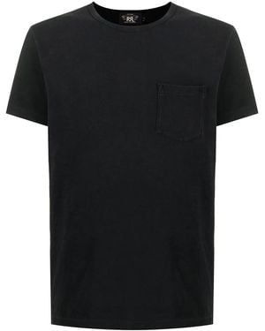RRL T-Shirt Mit Taschendetail - Schwarz