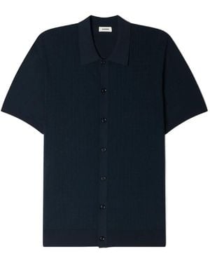 Sandro Openwork Shirt - Blue