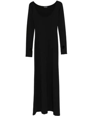 Xenia Magera Long-Sleeves Dress - Black