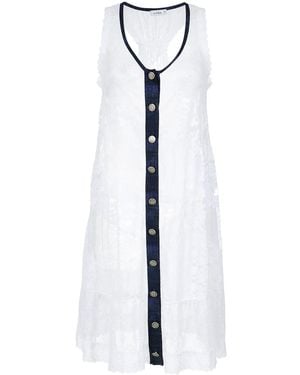 Amir Slama Lace Beach Dress - Blue