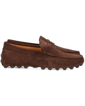 Tod's Gommino Bubble Loafers - Brown