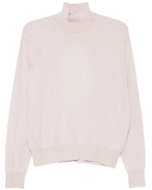 Department 5 Cut-Out Roll-Neck Sweater - Pink