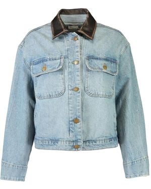 Jonathan Simkhai Philoh Denim Jacket - Blue