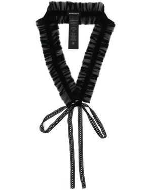 Ann Demeulemeester Jody Ruffled Collar - Nero