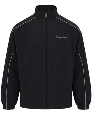 Daily Paper Piped Zip-Up Jacket - Blue
