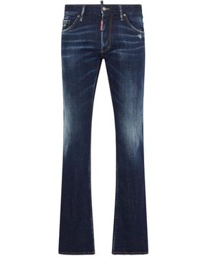 DSquared² Be Cool Be Nice Bootcut Jeans - Blue
