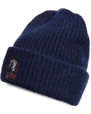 Parajumpers Mooneye Rib-Knit Beanie Hat - Blue