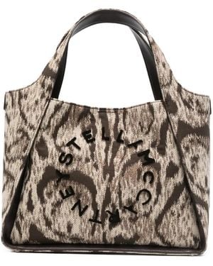 Stella McCartney Logo-Plaque Tote Bag - White