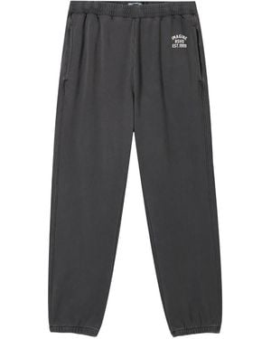 Izzue Elasticated-Cuff Track Trousers - Grey