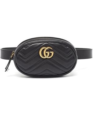 Gucci Riñonera GG Marmont - Negro