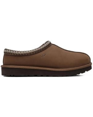 UGG Tasman Embroidered Slippers - Brown