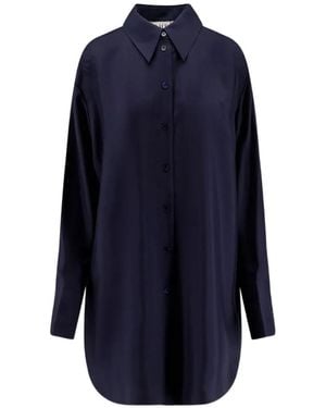 Rohe Silk Shirt - Blue