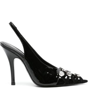 The Attico 110Mm Fiona Court Shoes - Black