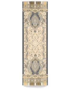 Etro Modal And Cashmere Scarf With Paisley Motif - Natural