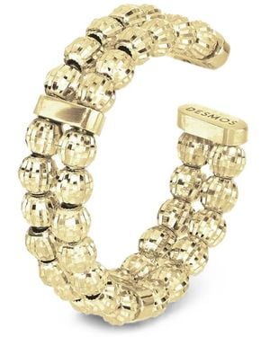 Desmo Zweireihiger Ring Mit Kristallen - Mettallic