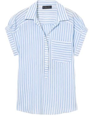 Brooks Brothers Gestreept Shirt - Blauw