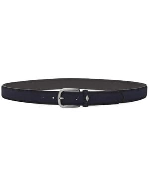 Lottusse Suede Monk Belt - White
