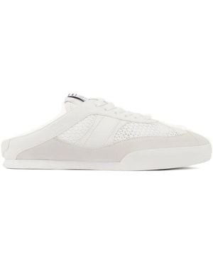 Chloé Kick Lace-Up Mule Trainers - White