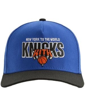 Kith X New York Knicks Snapback 9Forty Cap - Blue