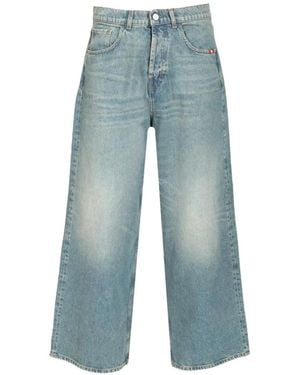 AMISH Huge Wide-Leg Jeans - Blue