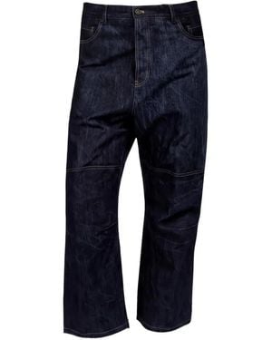 Forme D'expression Skew Five-Pocket Jeans - Blue