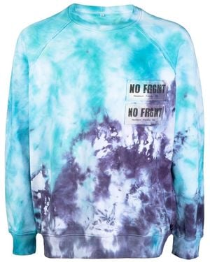 Stain Shade X Hiroshi Fujiwara Tie-Dye Print Sweatshirt - Blue