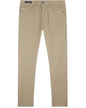 Paul & Shark Five-Pocket Stretch Cotton Trousers - Natural
