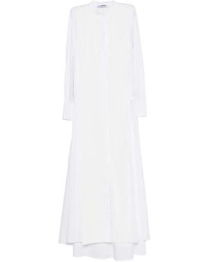 Vivetta Pleated Maxi Dress - White