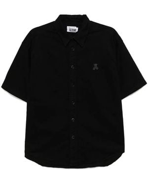 Izzue Camicia A Maniche Corte - Nero