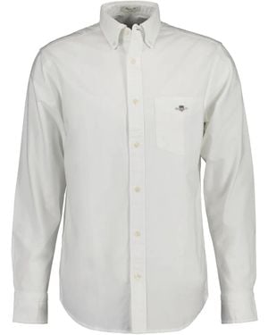 GANT Clasic Soxford Overhemd - Grijs