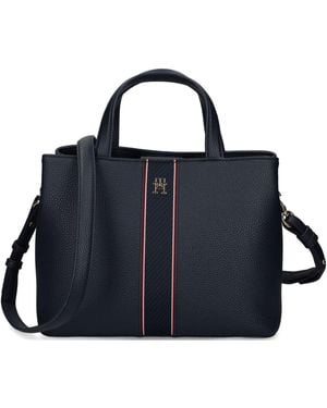 Tommy Hilfiger Logo-plaque Tote Bag - ブルー