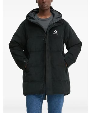 Converse Corduroy Hooded Jacket - Black