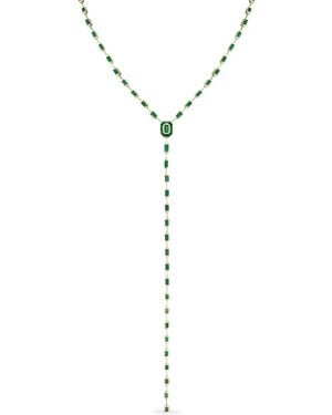 SHAY Illusion Esmerald Necklace - White
